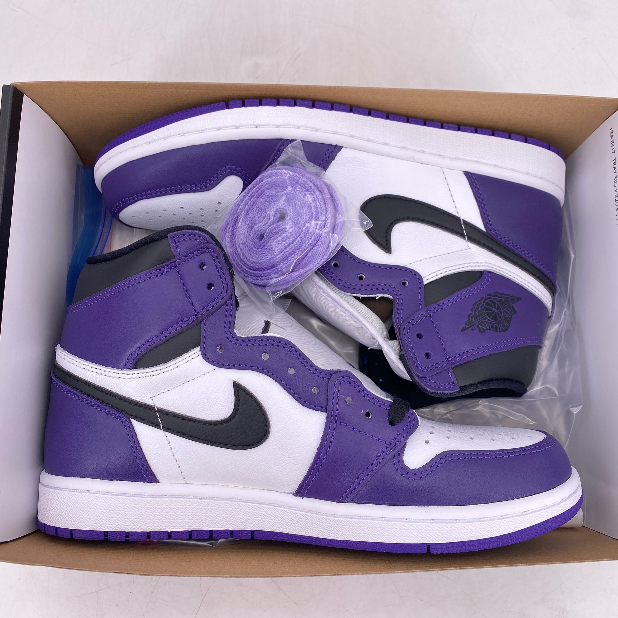 Air Jordan 1 Retro High OG &quot;Court Purple 2.0&quot; 2020 New Size 8