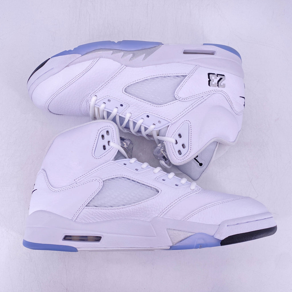 Air Jordan 5 Retro "White Metallic" 2022 Used Size 11.5