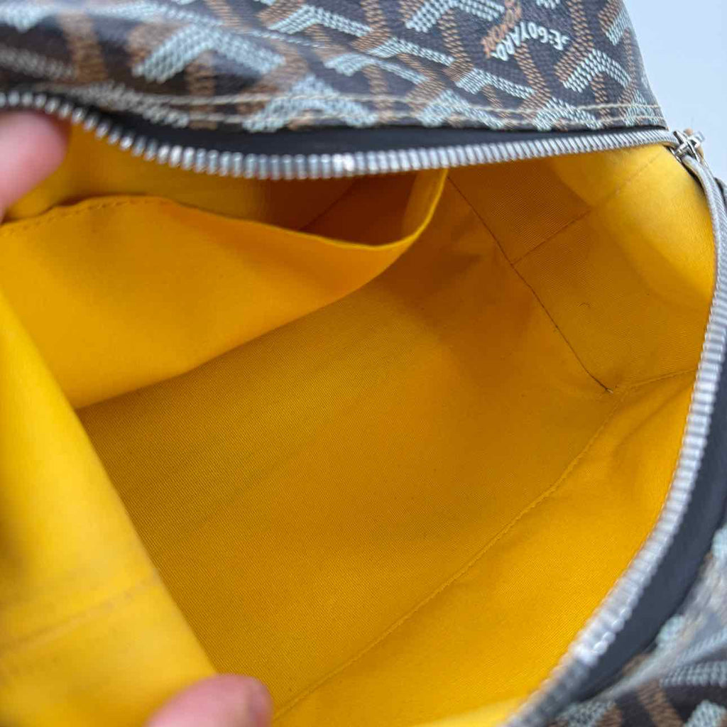Goyard Pouch "BOEING TROUSSE DE TOILETTE" Used Brown Size 25