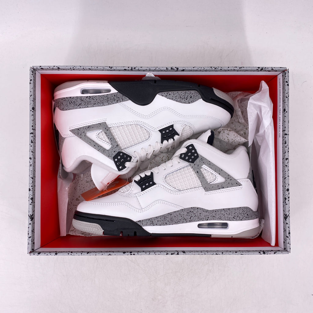 Air Jordan 4 Retro "White Cement" 2025 New Size 7