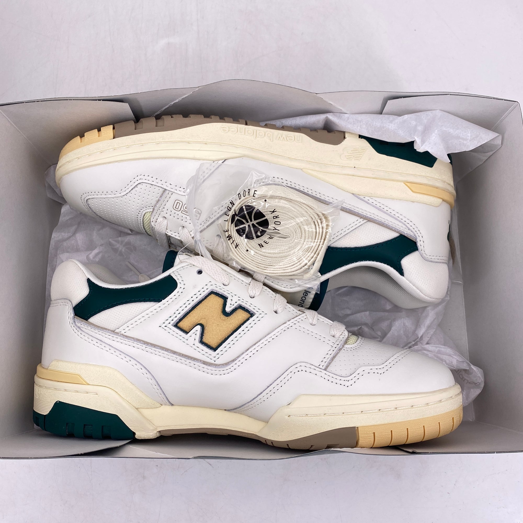 New Balance 550 &quot;Ald Natural Green&quot; 2021 New Size 9