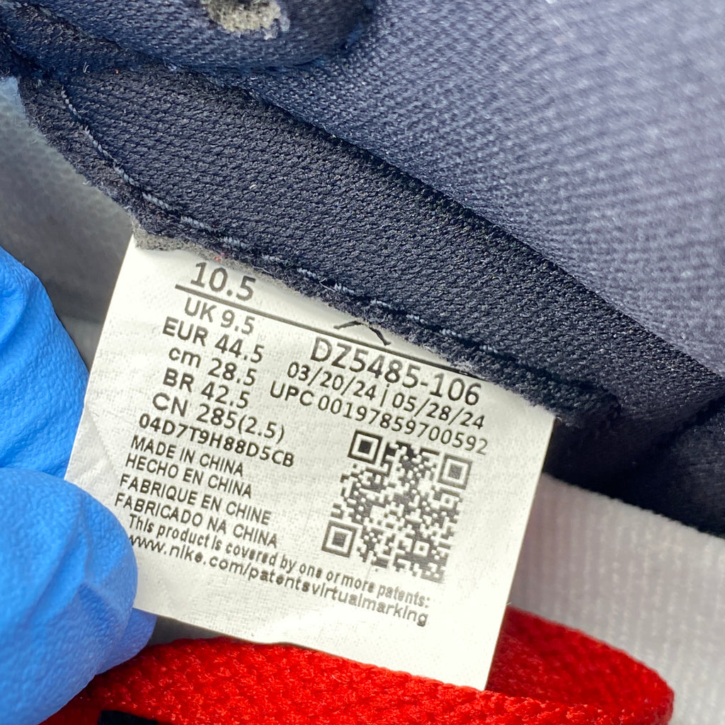 Air Jordan 1 Retro High OG "Black Toe Reimagined" 2025 New Size 10.5