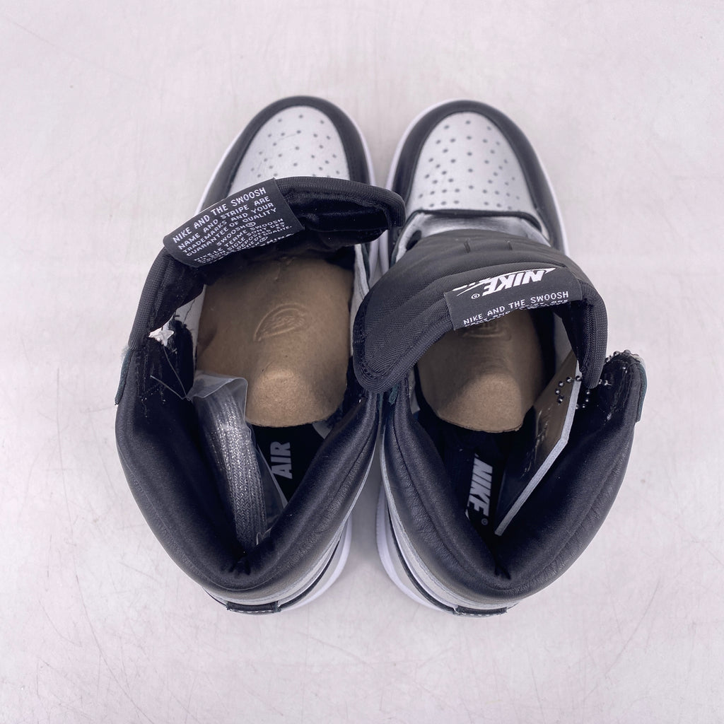 Air Jordan (W) 1 Retro High OG "Silver Toe" 2021 New Size 5.5W