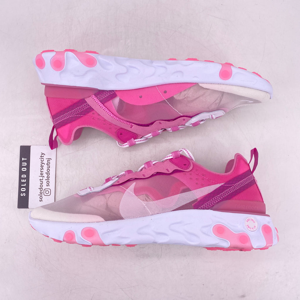 Nike React Element 87 "Sneakerroom Breast Cancer White" 2019 New Size 10
