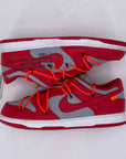 Nike Dunk Low / OW "University Red" 2019 Used Size 12.5