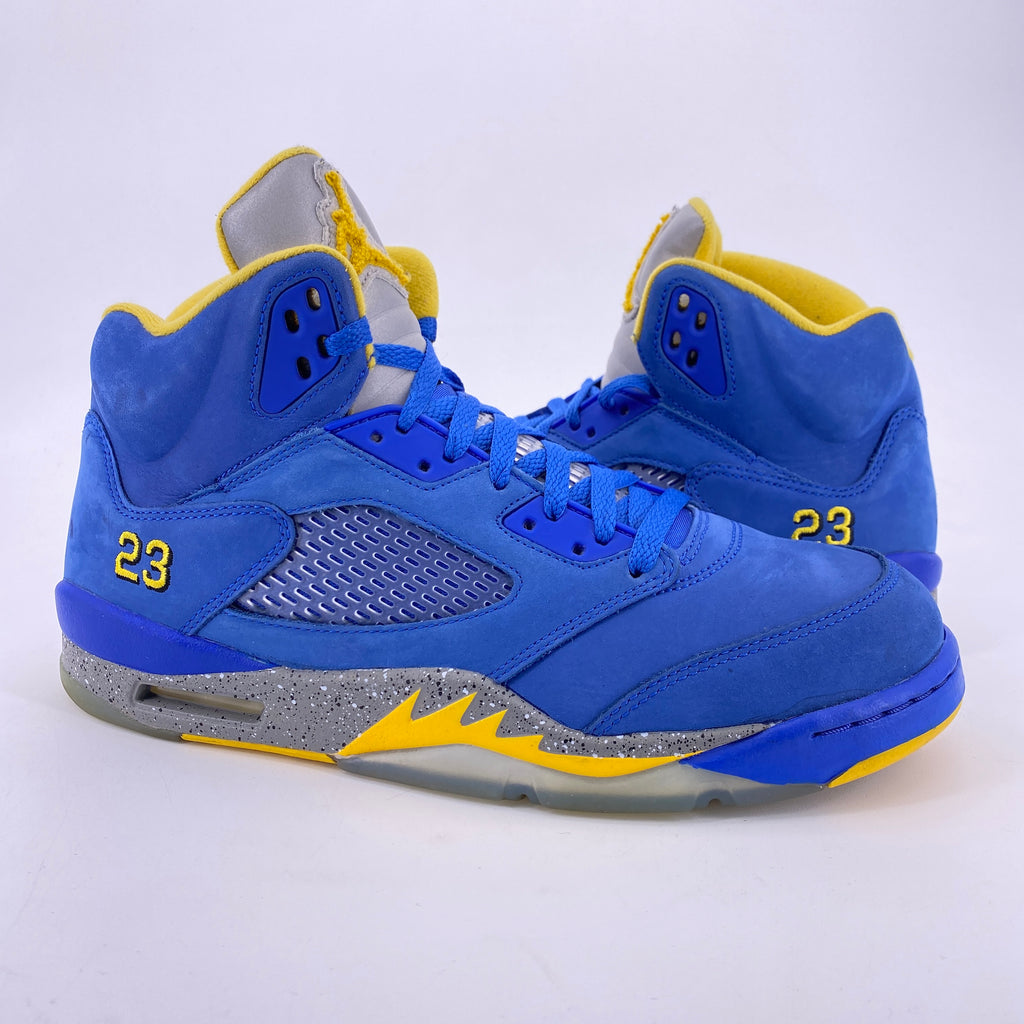 Air Jordan 5 Retro "Laney Varsity Royal" 2019 Used Size 10.5