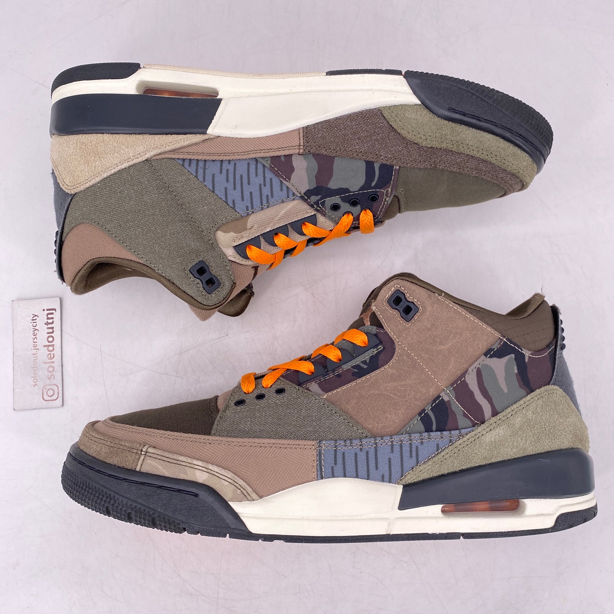 Air Jordan 3 Retro &quot;Patchwork Camo&quot; 2021 Used Size 11