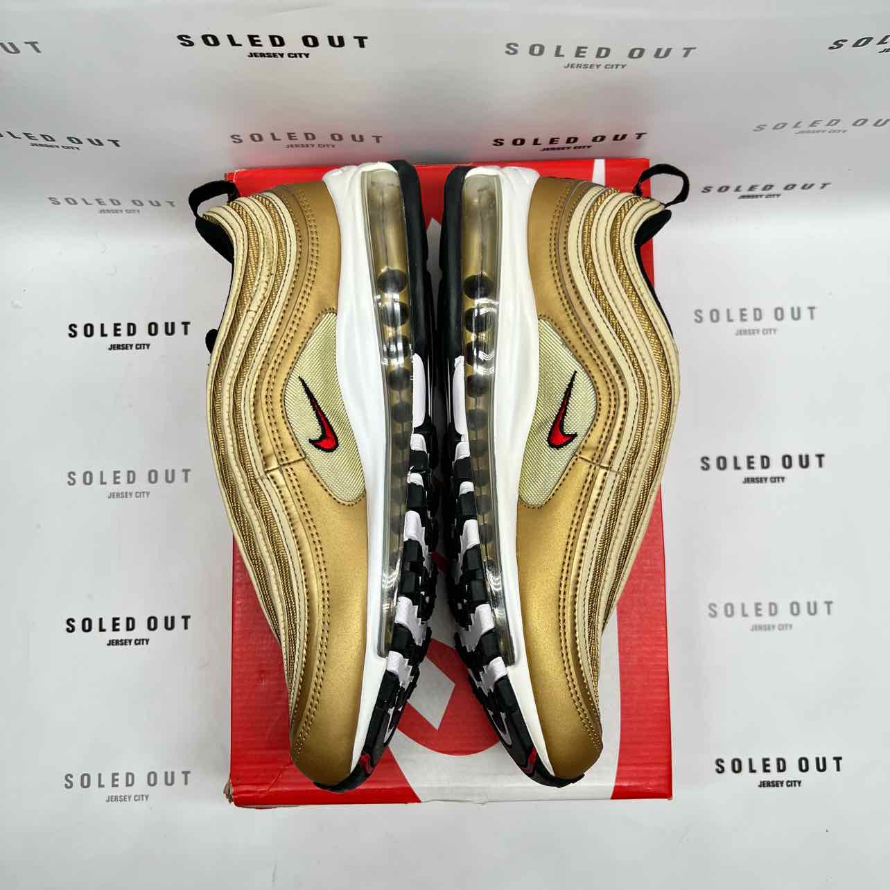 Nike Air Max 97 &quot;Metallic Gold&quot; 2017 New Size 10