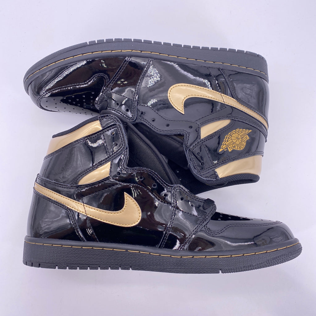 Air Jordan 1 Retro High "Black Metallic Gold" 2020 New Size 10.5