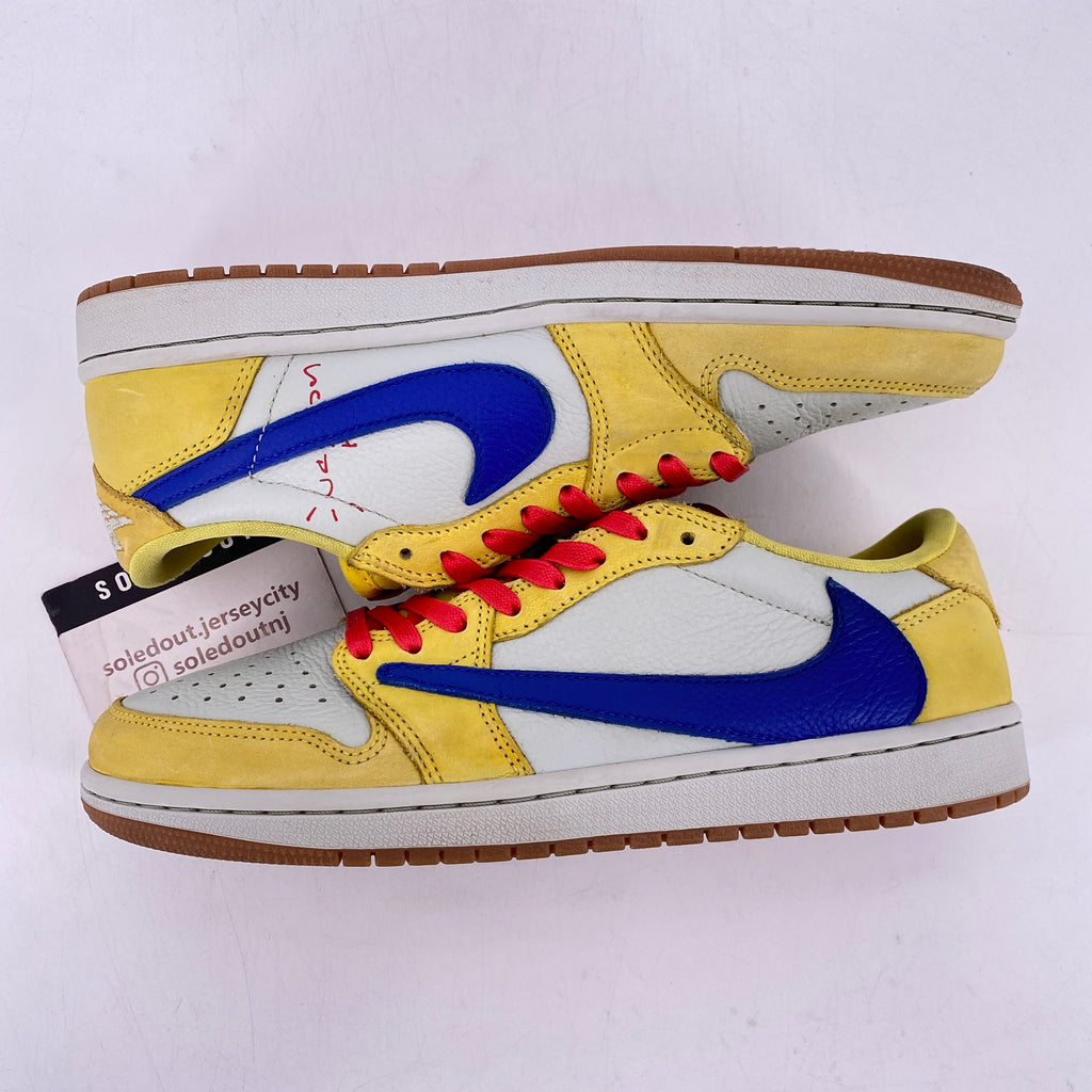 Air Jordan (W) 1 Low "Travis Scott Canary" 2024 Used Size 9.5W