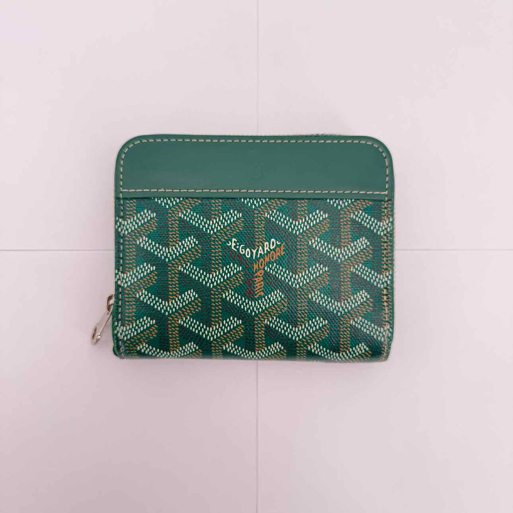 Goyard Wallet "MATIGNON" Used Green