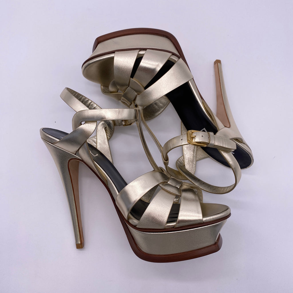 Saint Laurent Tribute "105 Ysl Heels"  New Size 37.5