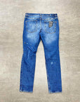KSUBI Jeans "RIPPED" Blue Used Size 38