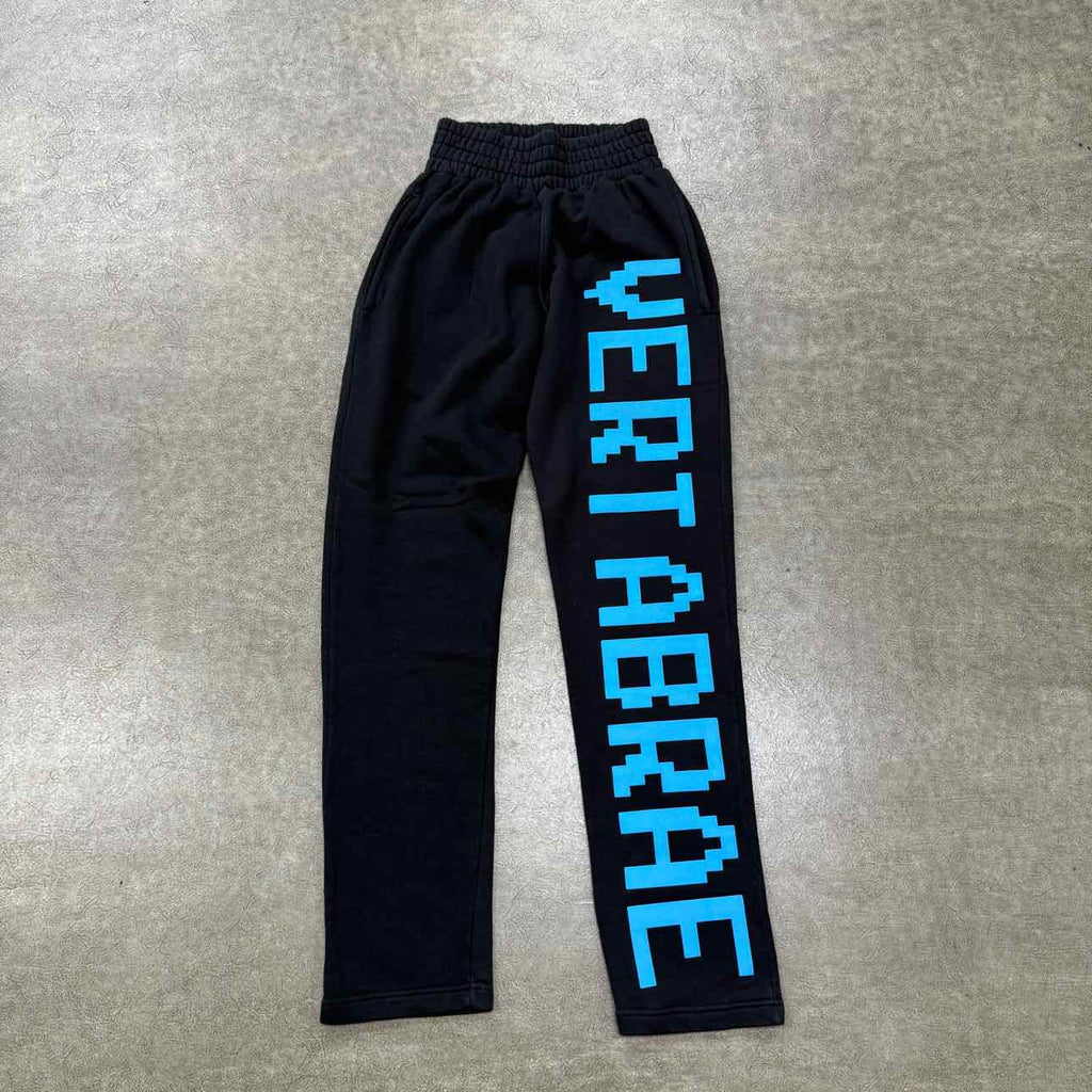 Vertabrae Sweatpants "LOGO BLUE" Black Used Size M
