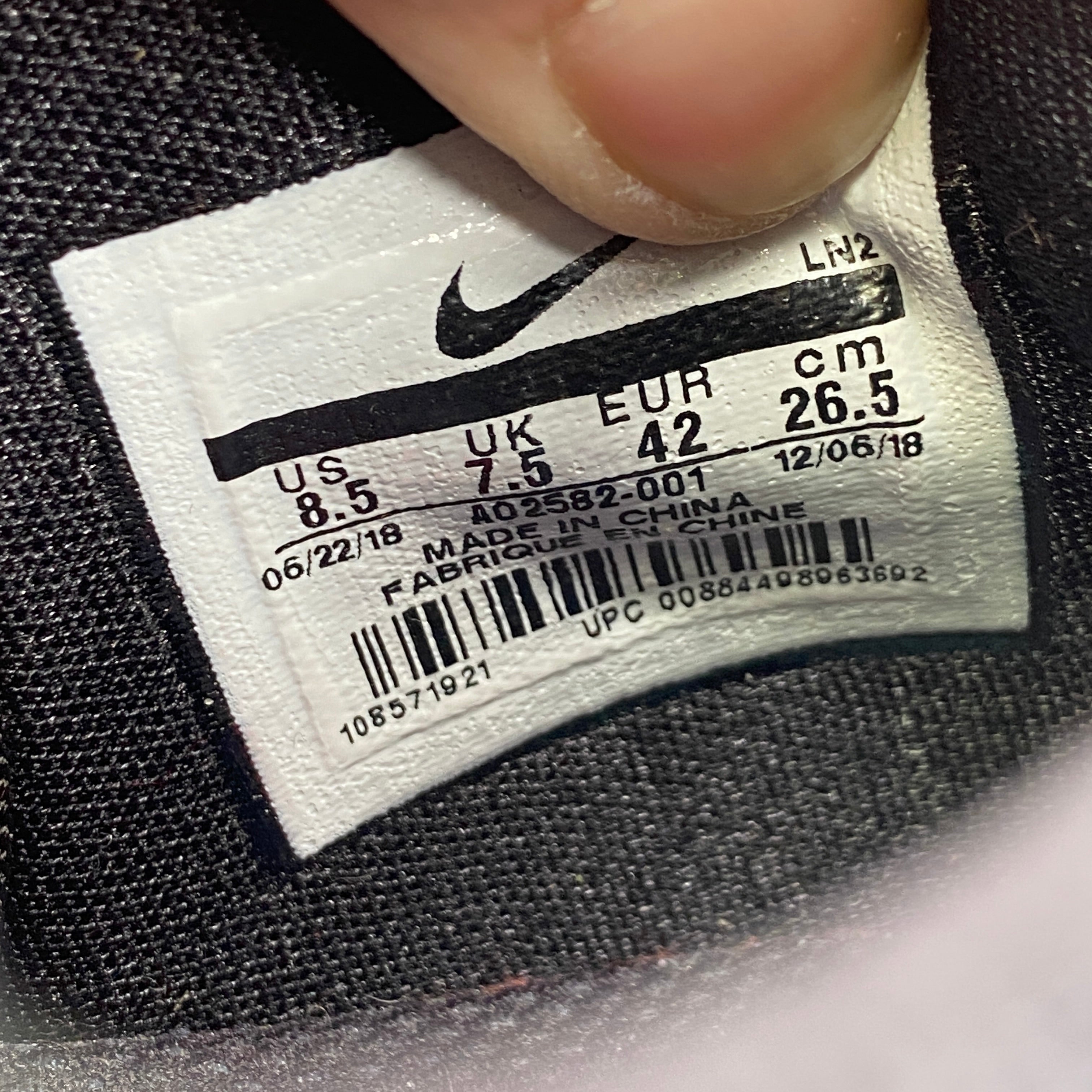 Nike Adapt BB &quot;PURE PLATINUM&quot; 2019 Used Size 8.5