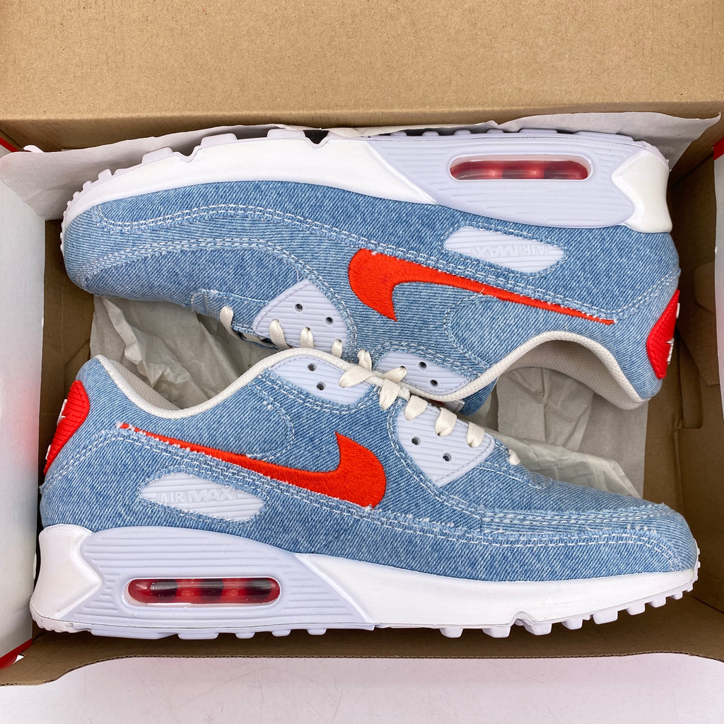 Nike Air Max 90 "Denim Light Wash" 2022 New Size 10.5