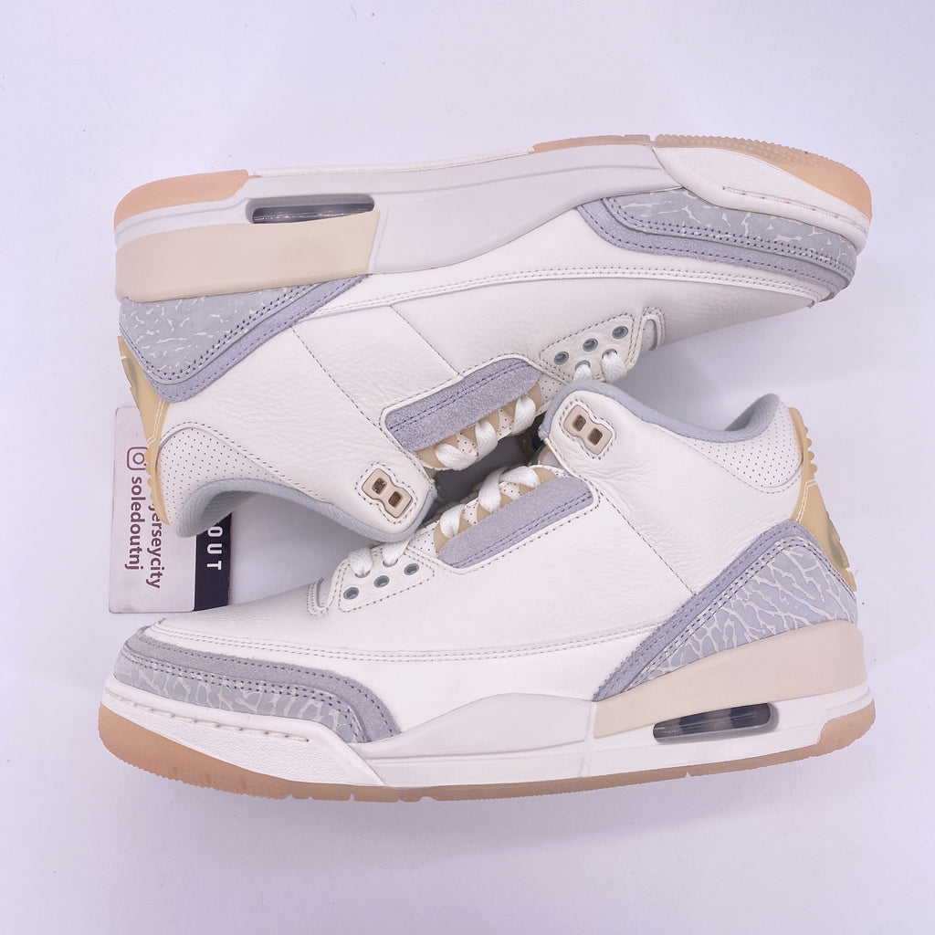 Air Jordan 3 Retro "Craft Ivory" 2024 New Size 9