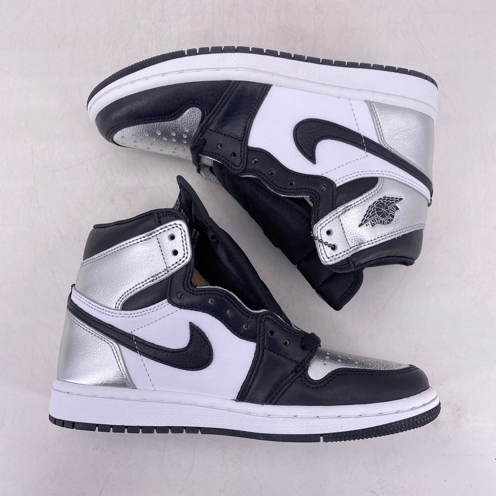 Air Jordan (W) 1 Retro High OG "Silver Toe" 2021 New Size 5.5W