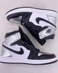 Air Jordan (W) 1 Retro High OG "Silver Toe" 2021 New Size 5.5W