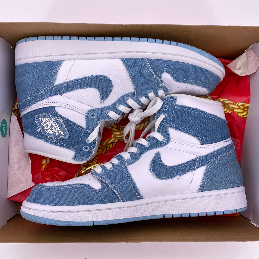 Air Jordan (W) 1 Retro High OG "Denim" 2022 Used Size 10W
