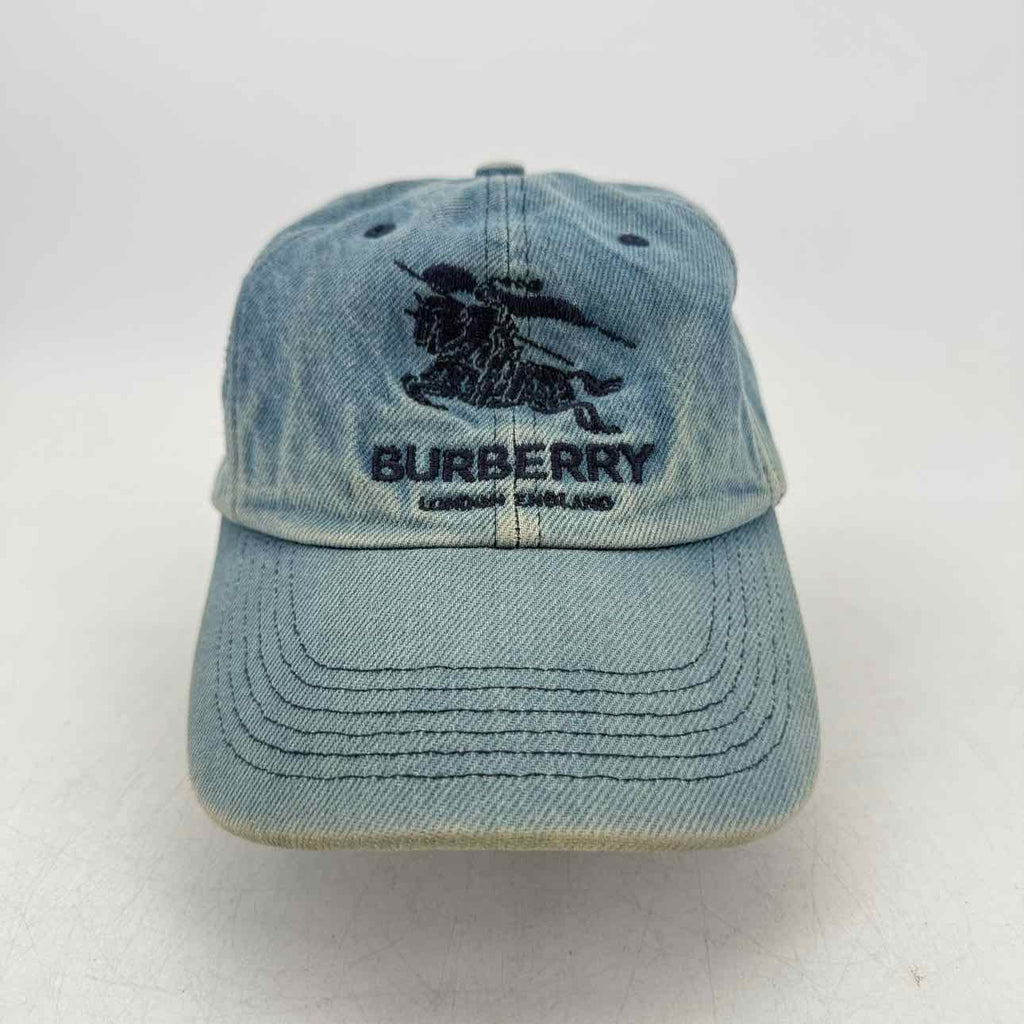 Supreme Cap "BURBERRY DENIM" 2022 Used Blue Size OS