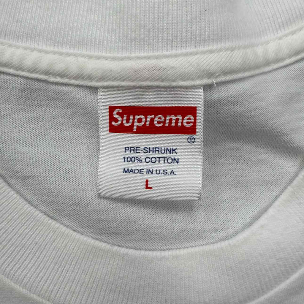 Supreme T-Shirt "MARY J. BLIGE" White Used Size L