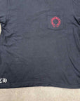 Chrome Hearts T-Shirt "HORSESHOE" Black Used Size XL