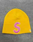 Supreme Beanie "S LOGO" Used Yellow Size OS