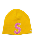 Supreme Beanie "S LOGO" Used Yellow Size OS