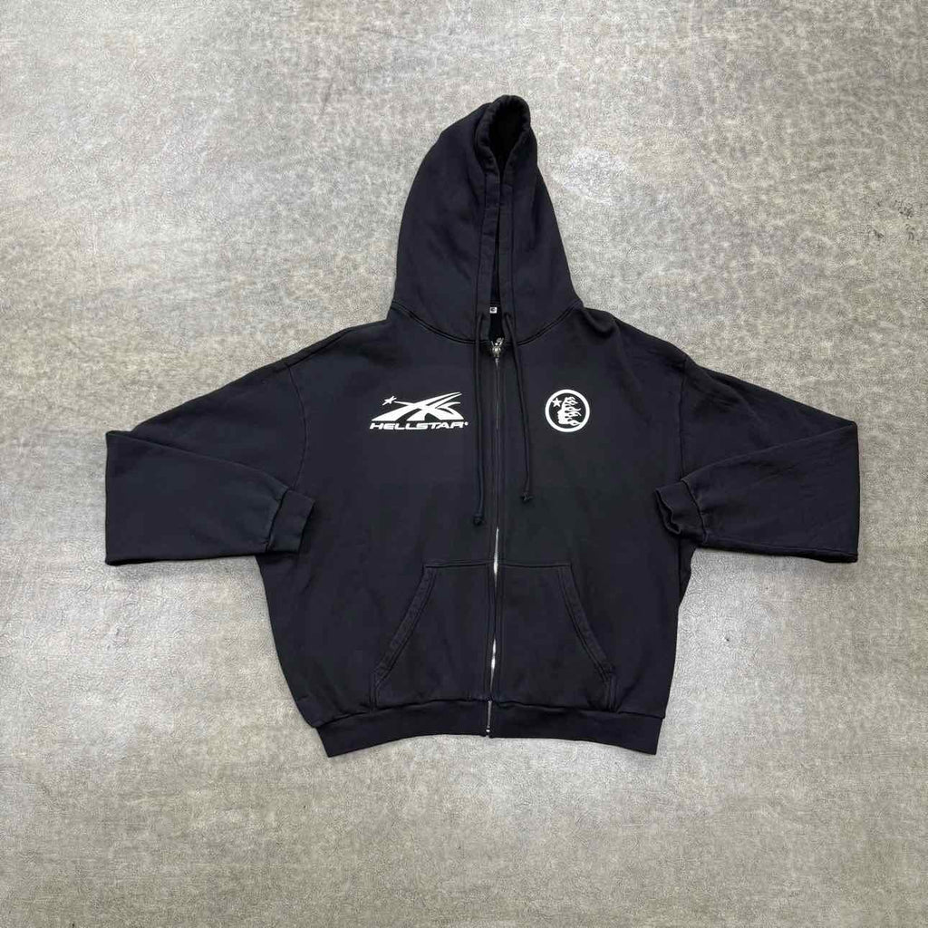 Hellstar Zip Up "CLASSIC" Black New Size 2XL