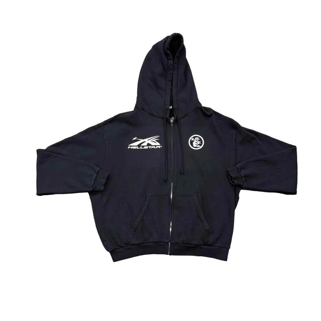 Hellstar Zip Up "CLASSIC" Black New Size 2XL