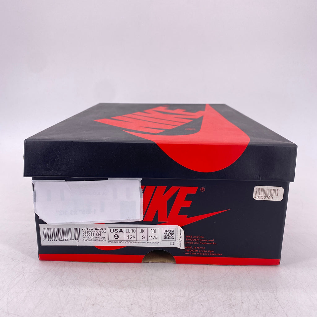 Air Jordan 1 Retro High OG "Light Smoke Grey" 2020 Used Size 9