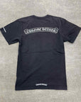 Chrome Hearts T-Shirt "SCROLL LOGO" Black Used Size S