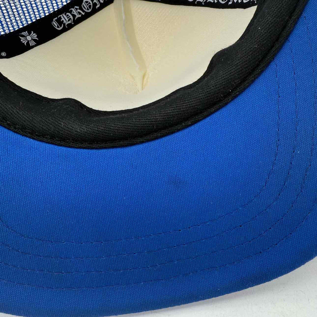 Chrome Hearts Trucker Hat "CEMETERY" Used Blue Size OS