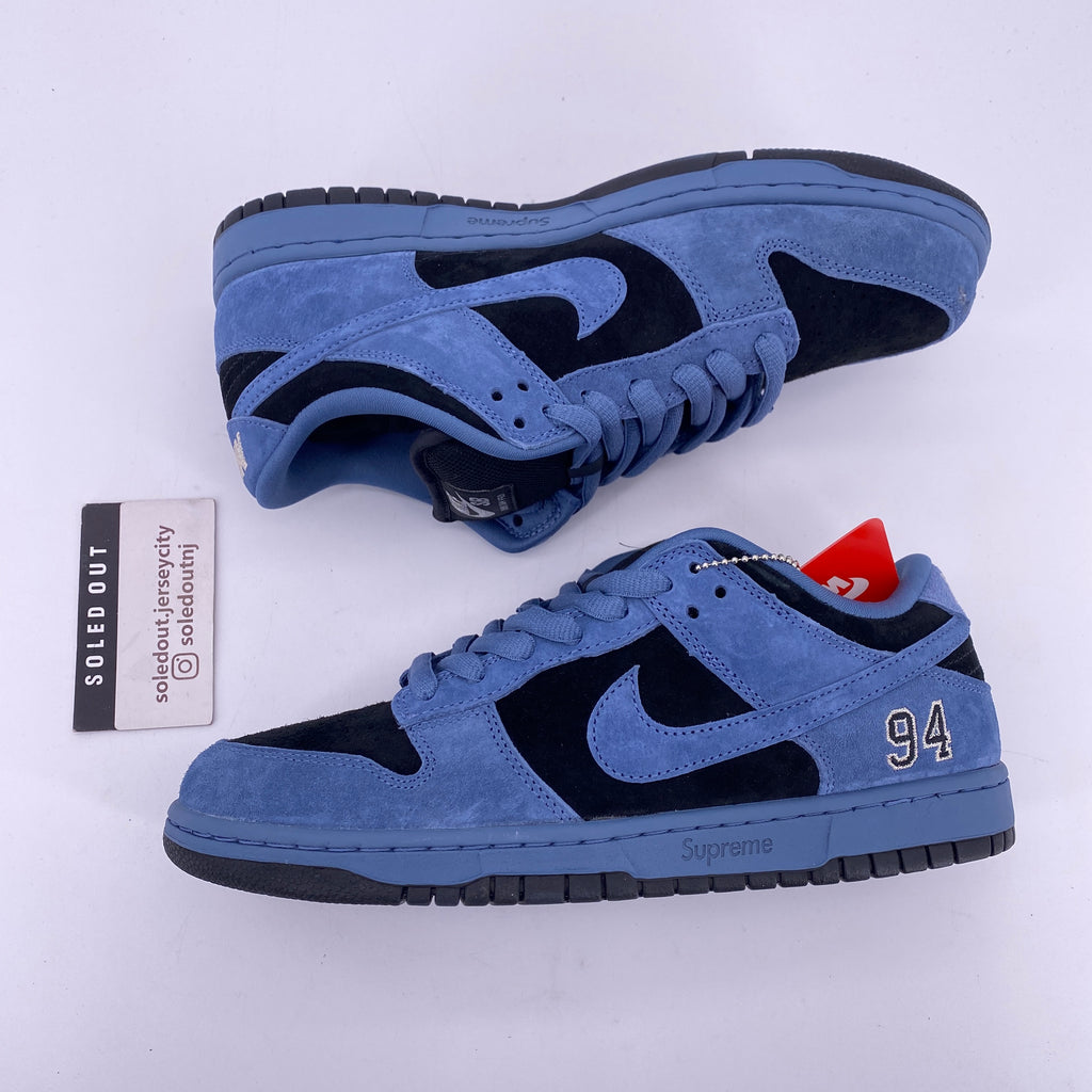 Nike SB Dunk Low "Supreme 94 Ocean Fog" 2025 New Size 8.5