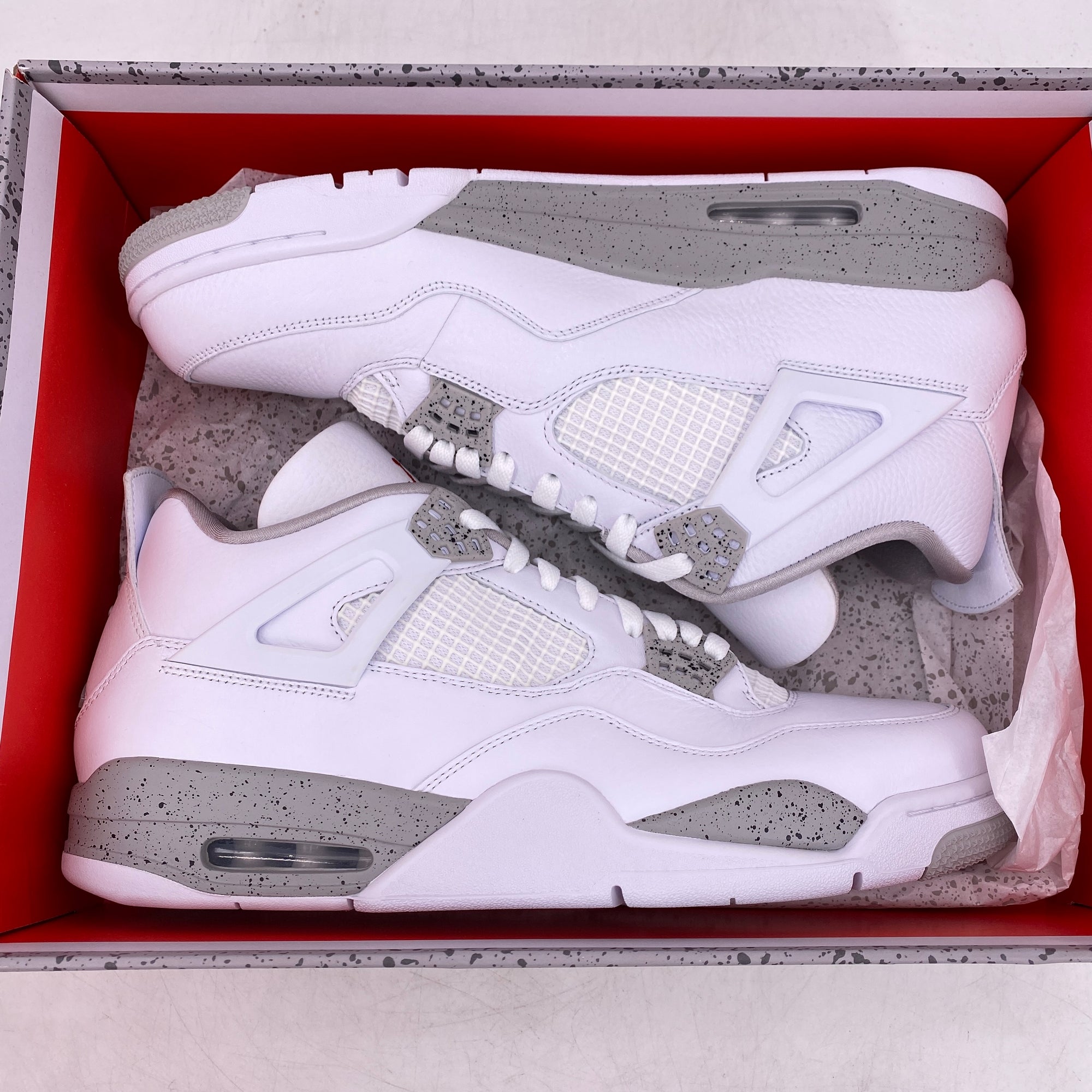 Air Jordan 4 Retro &quot;White Oreo&quot; 2021 New Size 13
