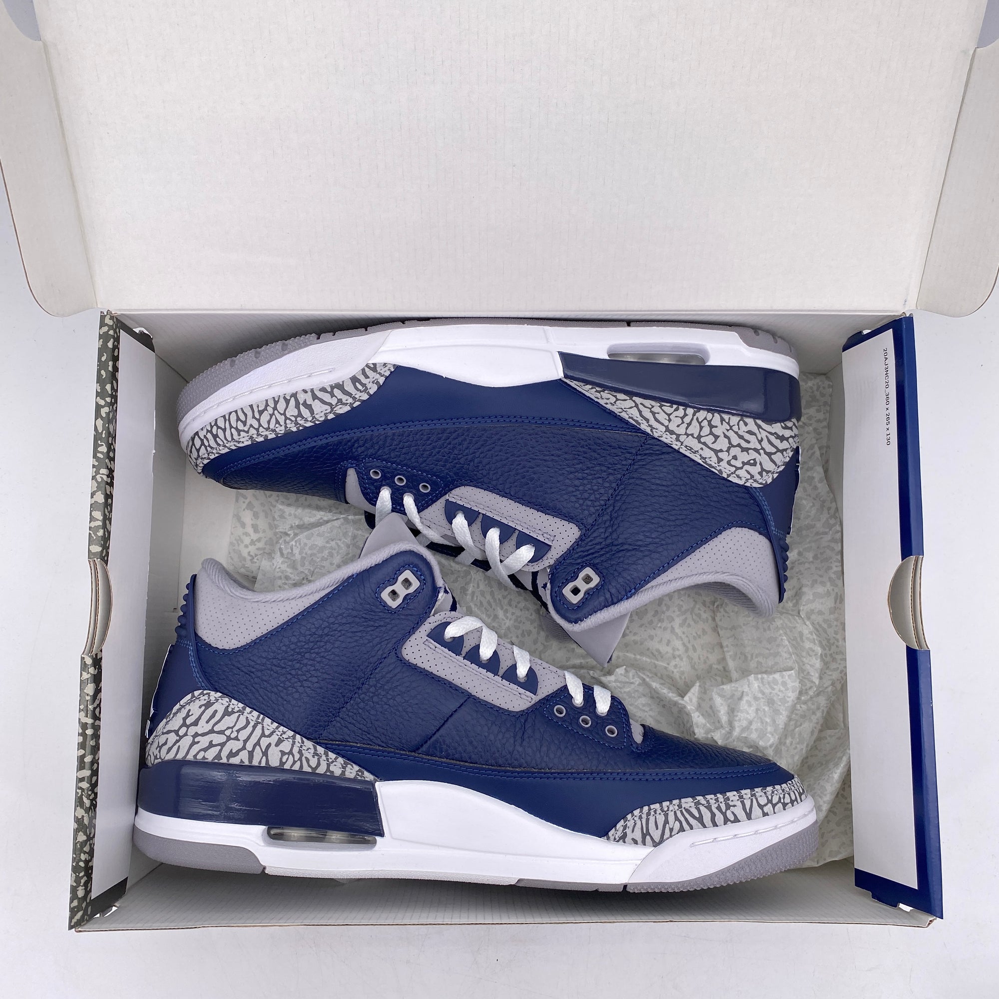 Air Jordan 3 Retro &quot;Georgetown&quot; 2021 New Size 13