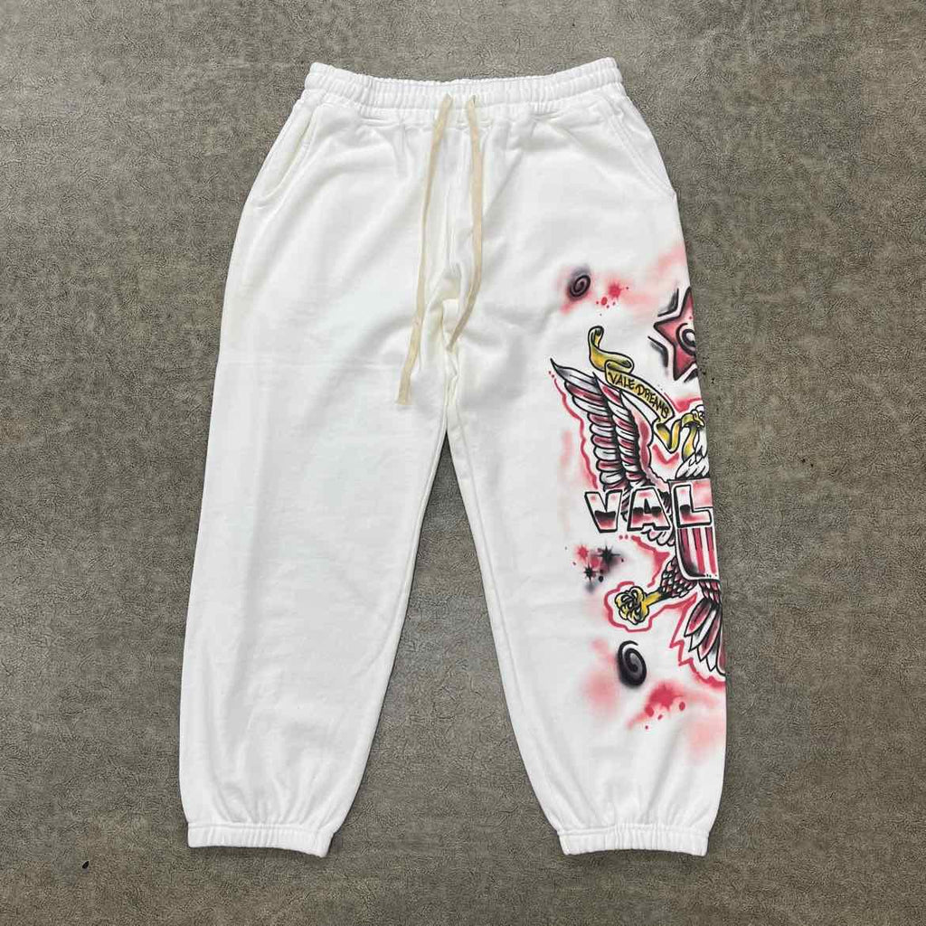 Vale Sweatpants "DIPLOMATS" White Used Size M