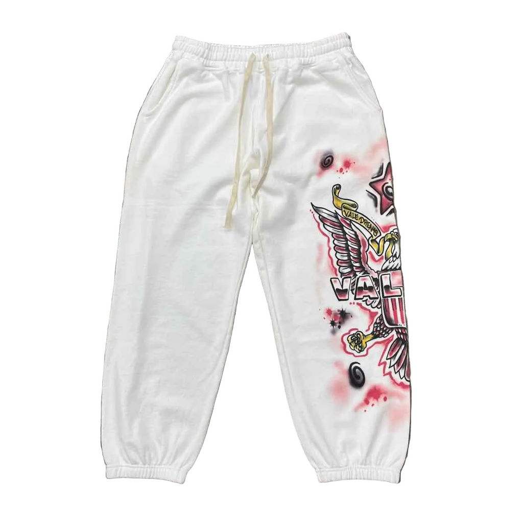 Vale Sweatpants "DIPLOMATS" White Used Size M