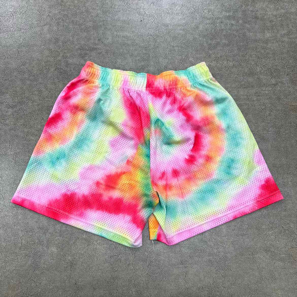 Eric Emanuel Mesh Shorts "TIE DYE" Multicolor Used Size L