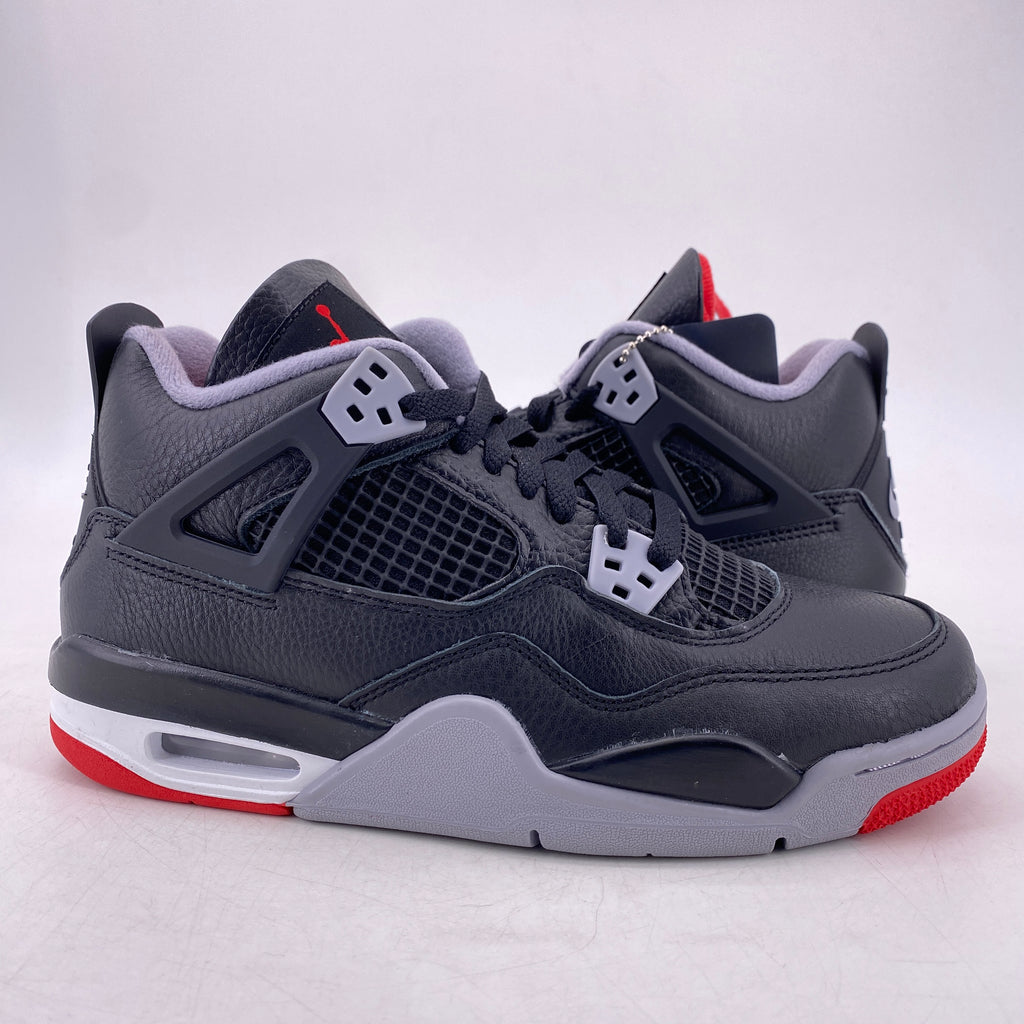 Air Jordan (GS) 4 Retro "Bred Reimagined" 2024 New Size 7Y