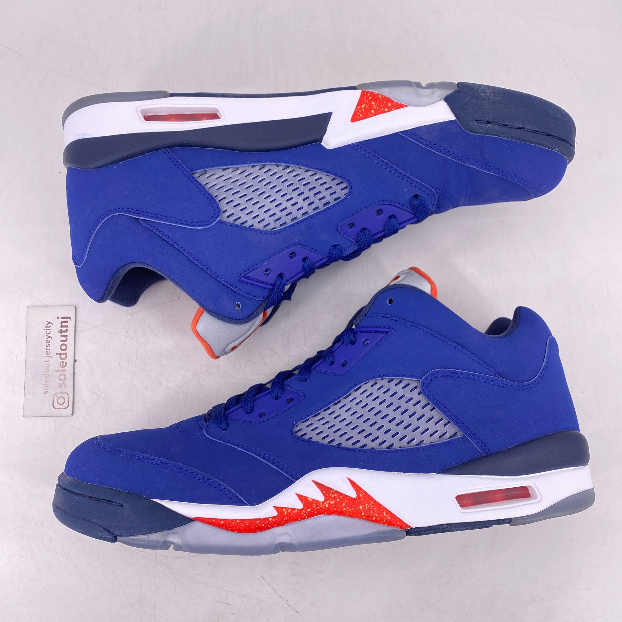 Air Jordan 5 Retro Low &quot;Knicks&quot; 2016 Used Size 11.5