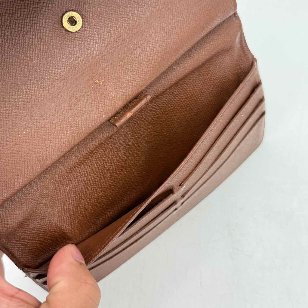 Louis Vuitton Wallet "MONOGRAM" Used Brown