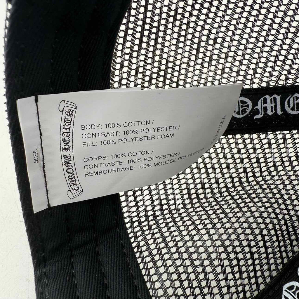 Chrome Hearts Trucker Hat "SEX PISTOLS" Used Black Size OS