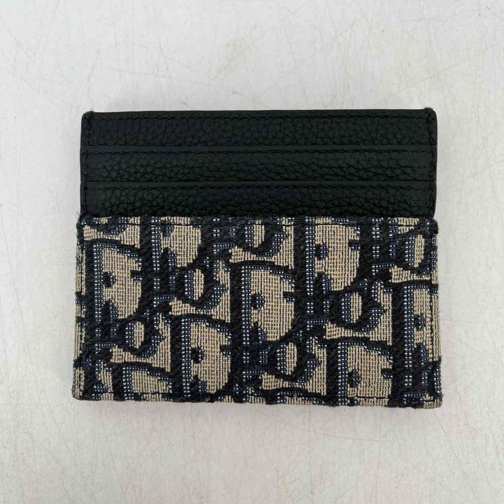 Dior Card Holder "OBLIQUE" New Tan