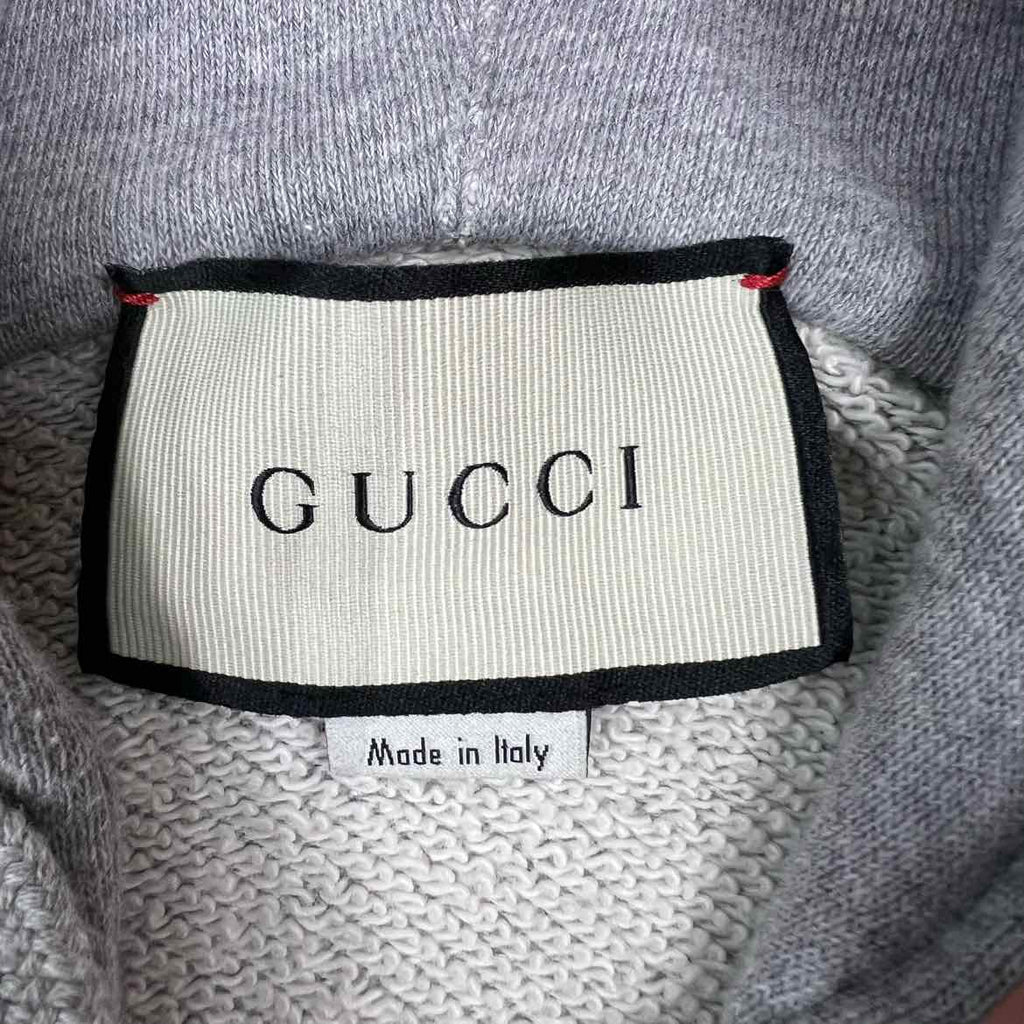 Gucci Zip Up "BOW" Grey Used Size XS