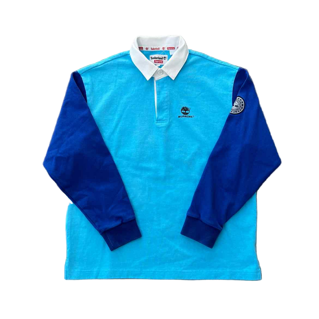 Supreme Polo "TIMBERLAND" Blue Used Size S