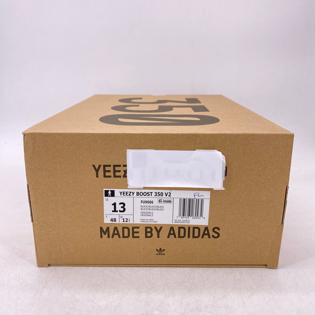 Yeezy 350 v2 "Black Non-Reflective" 2019 New Size 13