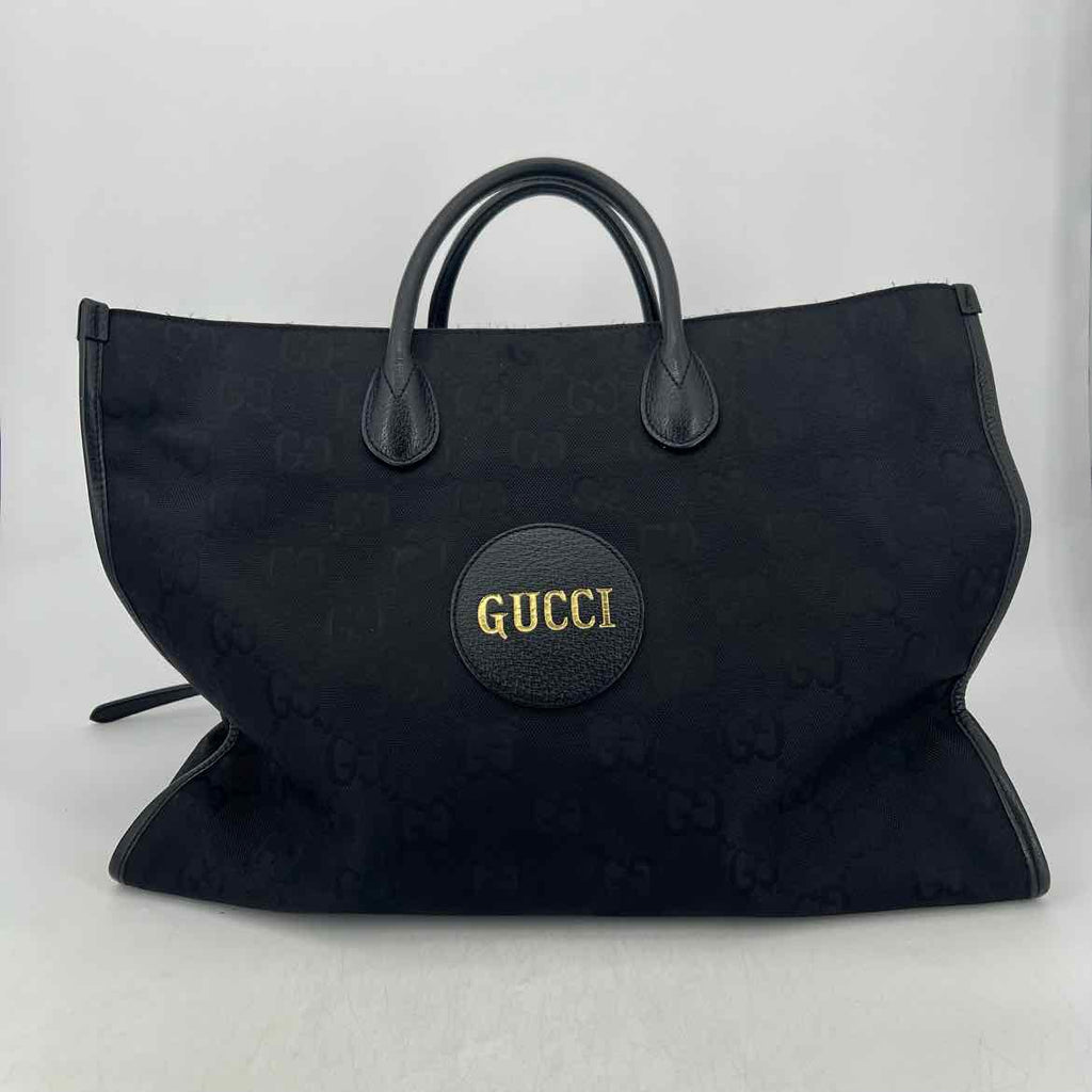 Gucci Tote Bag "MONOGRAM" Used Black