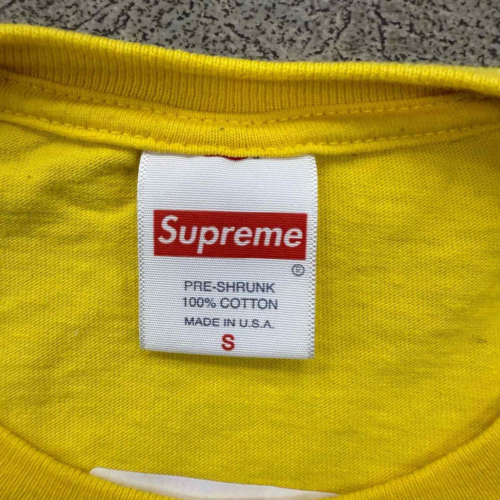 Supreme T-Shirt "T-REX" Yellow Used Size S